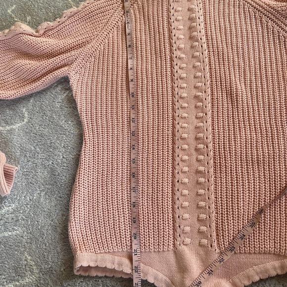 Only Hearts Revolve Bubble Gum Pink Turtleneck Knit Bodysuit in Tender Size L - Picture 15 of 15